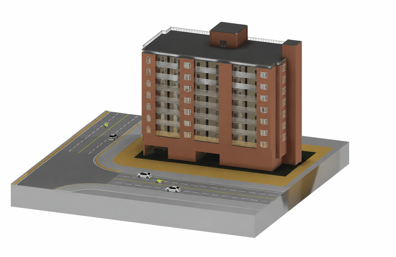 My Phuoc Apartment BIM Model
